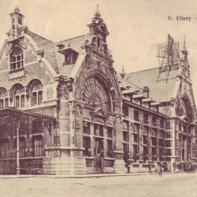 a vintage photo of an old building