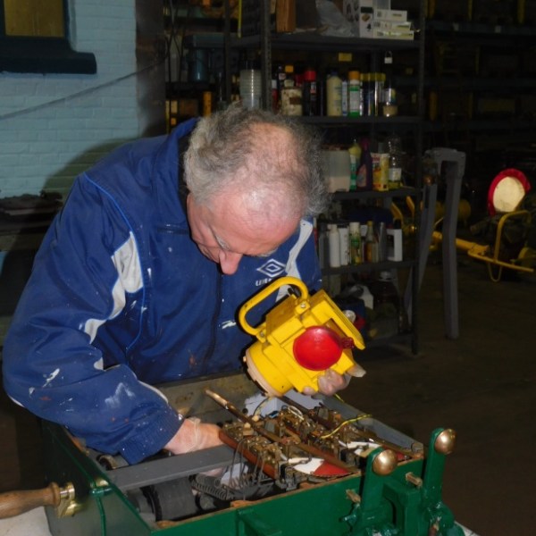 a man sitting on a table