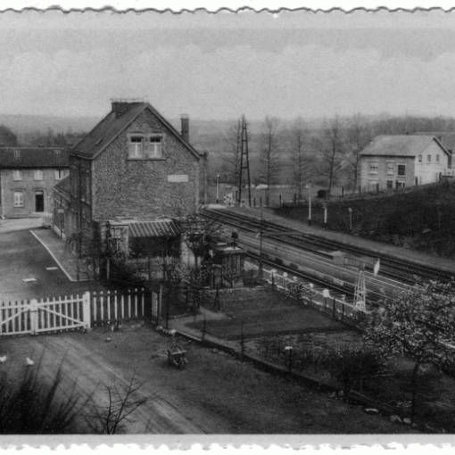 a vintage photo of an old building