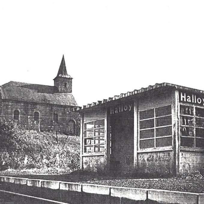a vintage photo of an old building
