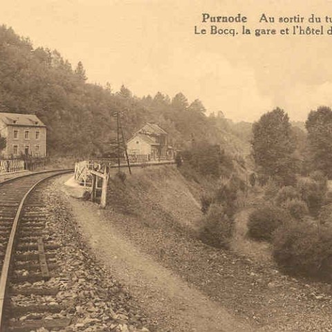 a vintage photo of a railroad track