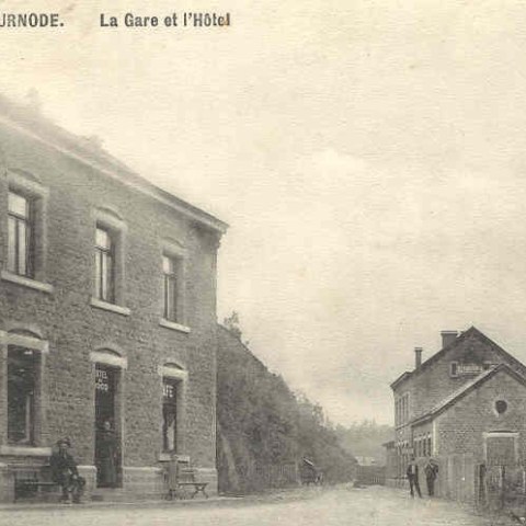 a vintage photo of an old building