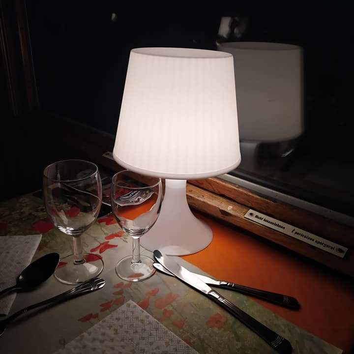 a pair of glasses on a table