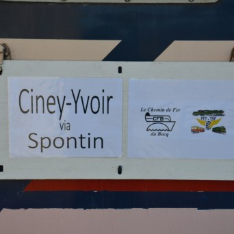 a close up of a sign