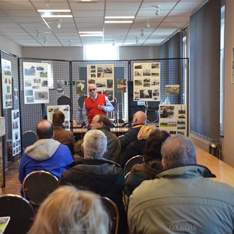 a group of people in a room