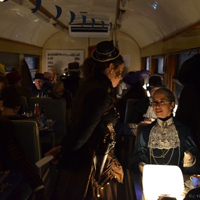 a group of people in a room