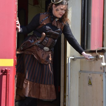 a person standing in front of a building