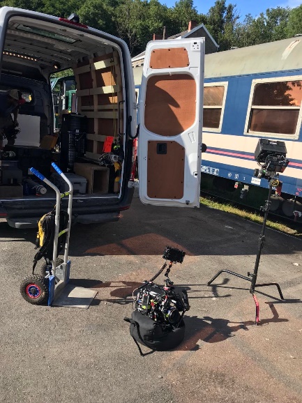 a person sitting on a bus