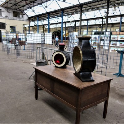 a room filled with furniture and a clock