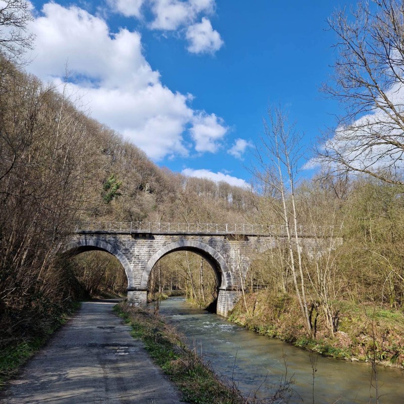 a bridge over a body of water
