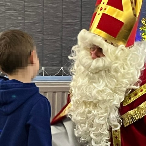 a person wearing a costume